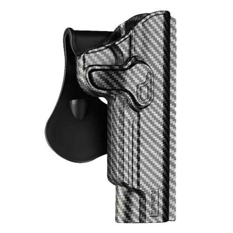 Amomax 1911 Right Handed Holster, Carbon Fiber