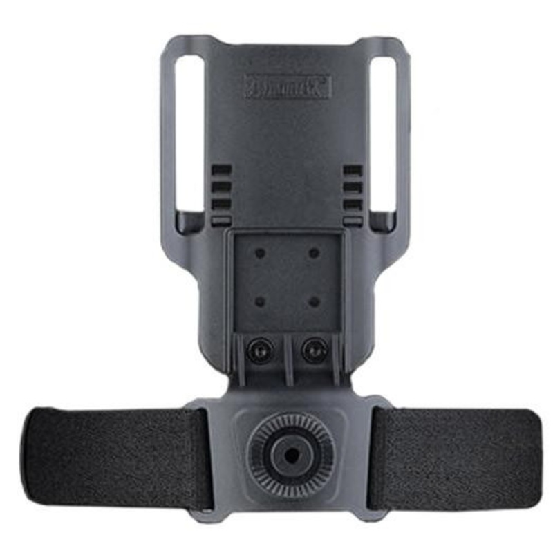 Amomax Adjustable Duty Drop Leg Holster Attachment, Black