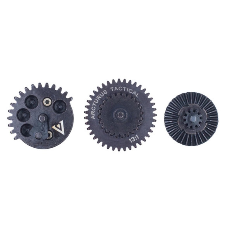 Arcturus RS CNC Steel Machined Airsoft AEG Gear Set 13:1 w/ Delay Chip