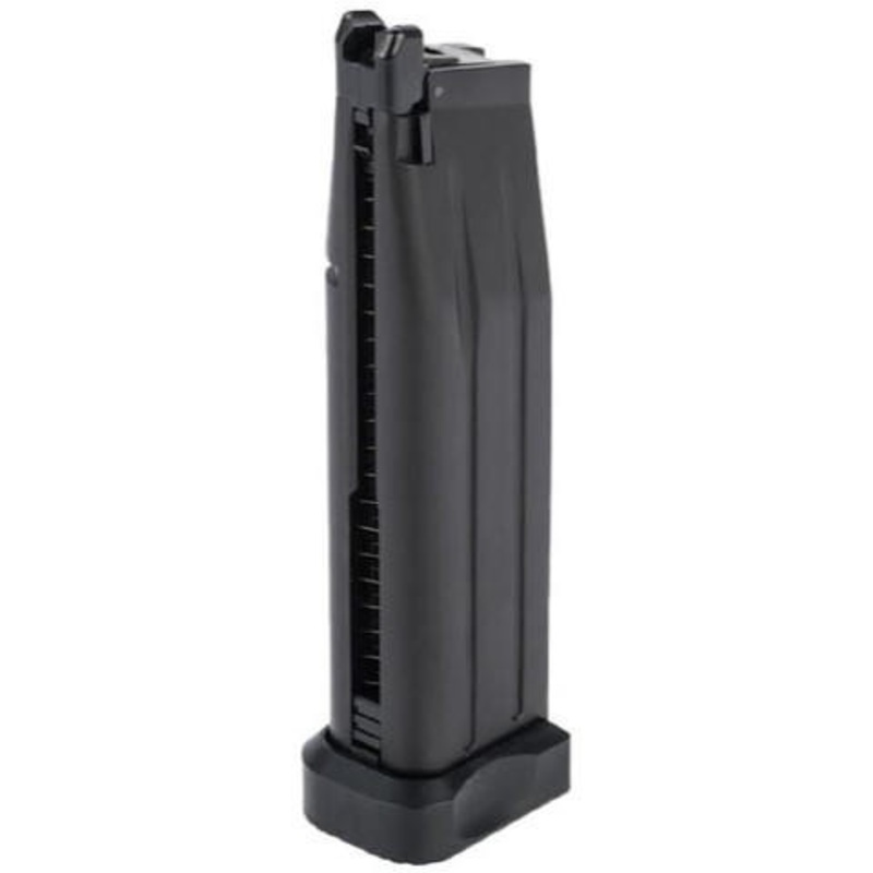 Army Armament 28rd Hi-Capa Green Gas Magazine, Black
