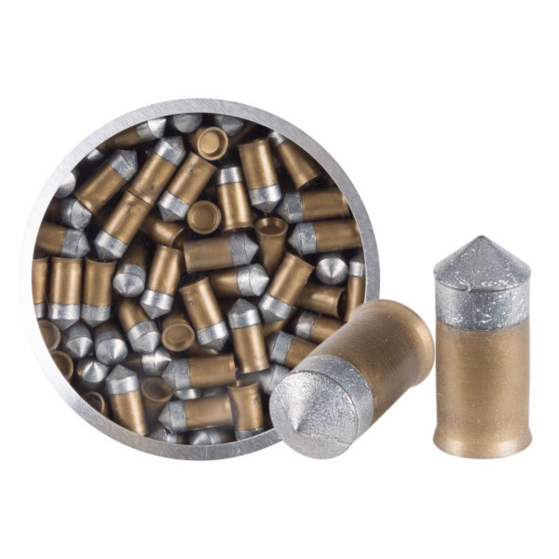 Crosman PowerShot Gold Flight Penetrator .177 Cal 8.5 Grains Pointed Lead-Free Pellets, 125ct