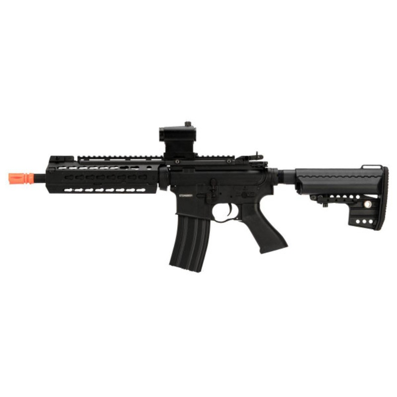 CYMA Keymod-S 10.5 Barrel RIS M4 Airsoft AEG Rifle, Black