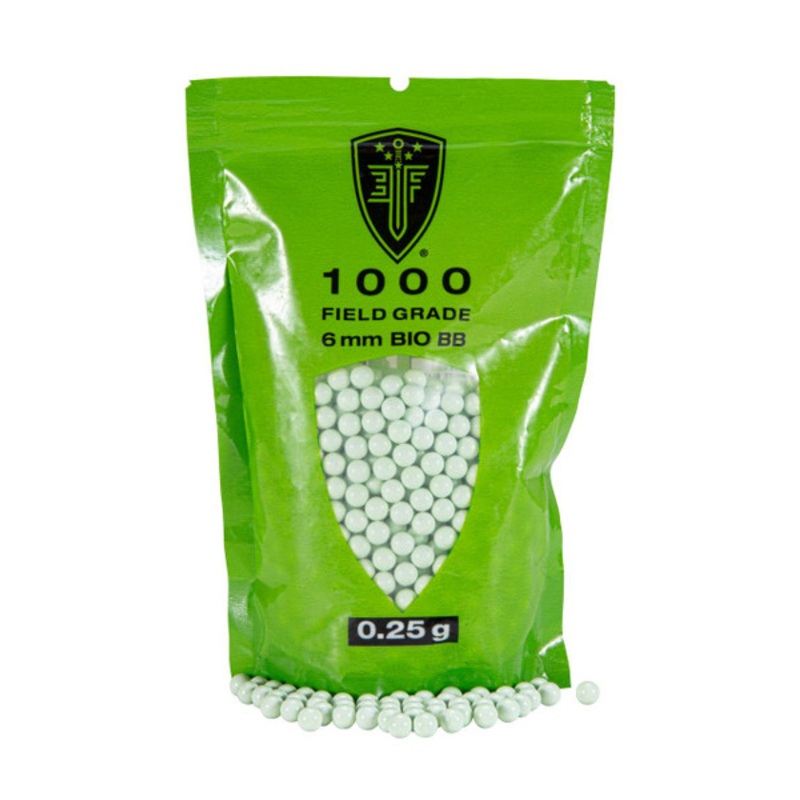 Elite Force BIO Field BBs .25g, 1000 ct, White