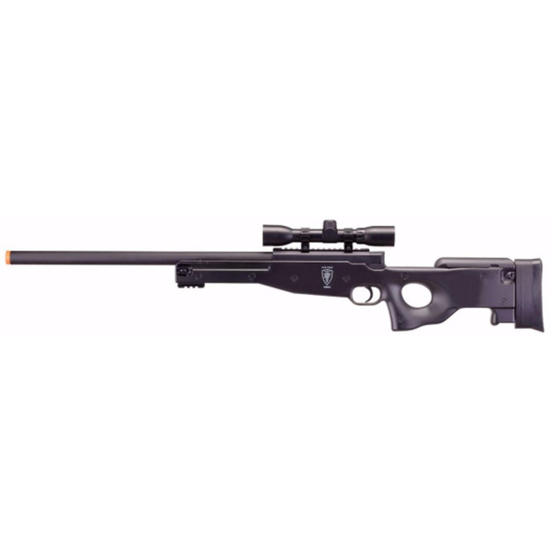 Elite Force Tundra Bolt Action Airsoft Sniper Rifle w/ Scope, Black