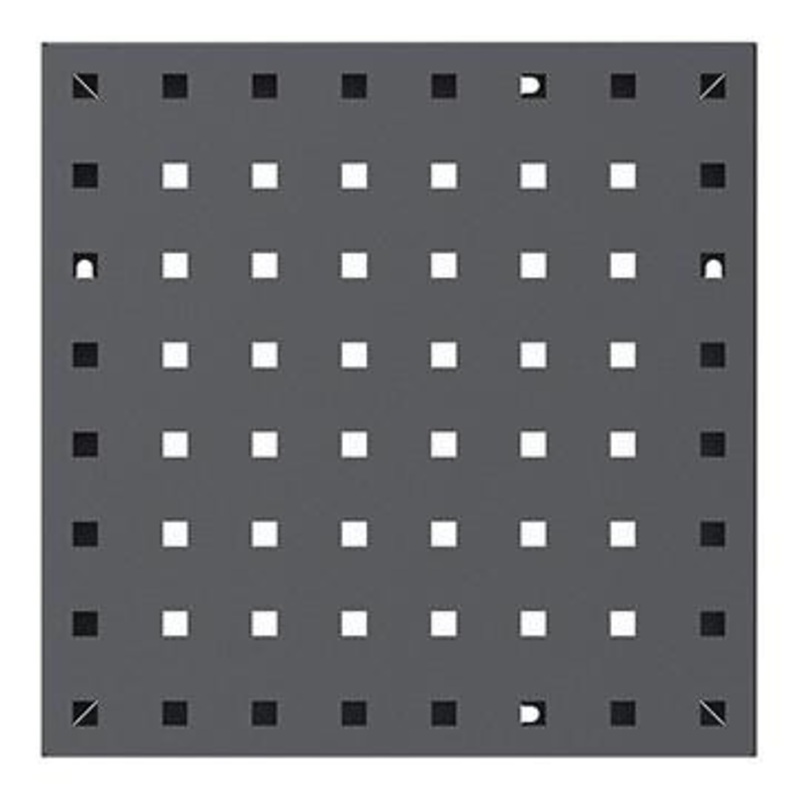 EMG Battle Wall System Weapon Display & Storage Panels, 12 x 12, Dark Grey