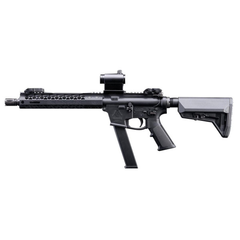 EMG Black Rain Ordnance BRO 9mm Style Gas Blowback Airsoft Rifle, Black