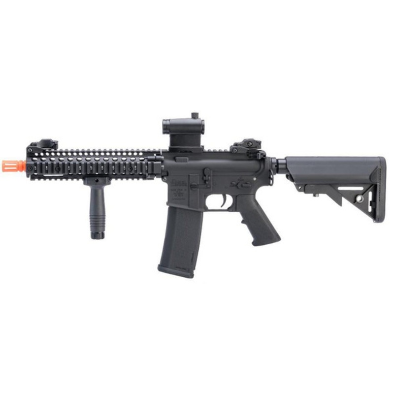 EMG Specna Arms Daniel Defense Licensed Mk18 Airsoft AEG Rifle, Black