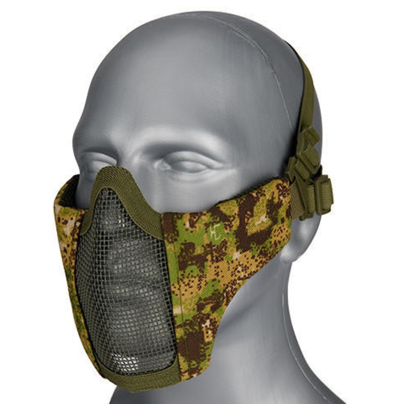 G-Force Steel Mesh Nylon Lower Face Mask, Greenzone