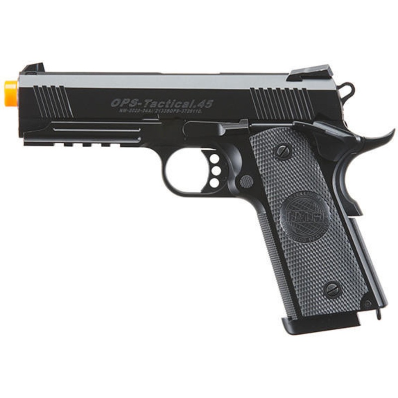 Golden Eagle 3324 1911 Gas Blowback Airsoft Pistol, Black
