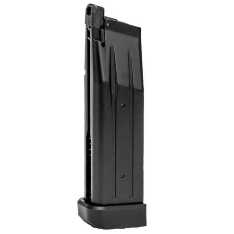 Golden Eagle Hi-Capa 5.1 30rd Green Gas Magazine, Black