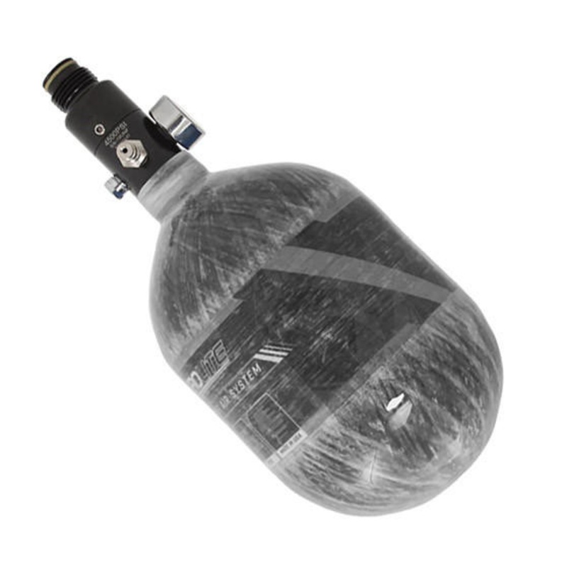 HK Army Aerolite 48ci/4000psi Carbon Fiber Tank, Clear Carbon