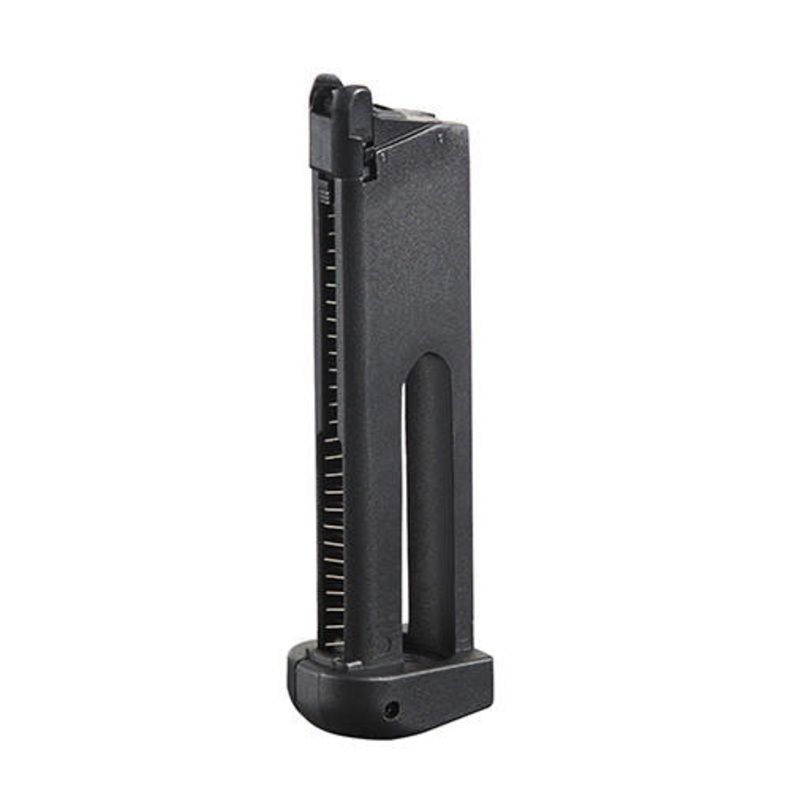 KJW 1911 CO2 25 Round Magazine, Black