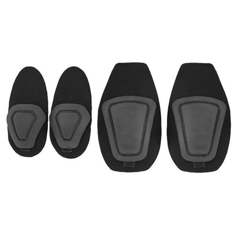 Lancer Tactical Combat Knee & Elbow Pad Set, Black