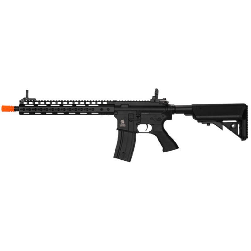 Lancer Tactical M4 Carbine Airsoft AEG Rifle, Black