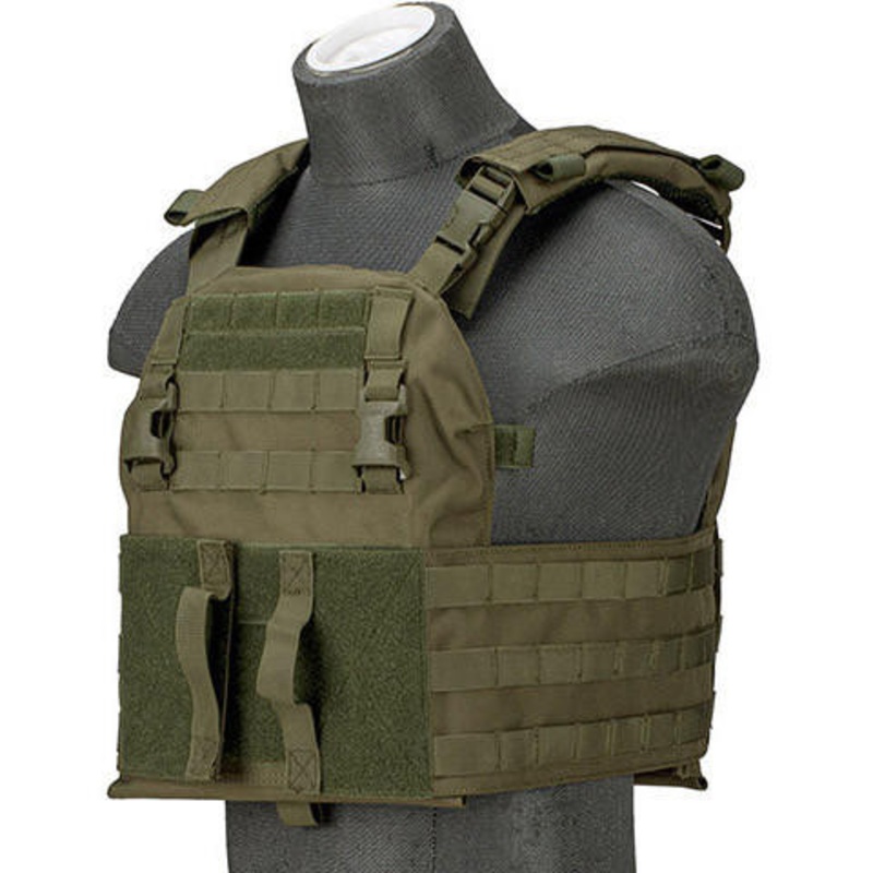 Lancer Tactical Quick Depart Plate Carrier, OD Green