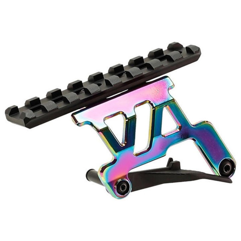 Laylax Nine Ball Aluminum Custom Neo Scope Mount Base for Tokyo Marui Hi-Capa 5.1 Series GBB Pistols, Heat Gradation