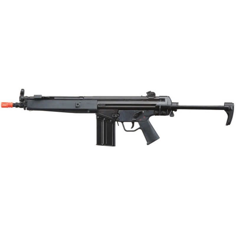 LCT Airsoft LC-3K AEG Airsoft Rifle with Retractable Stock, Black