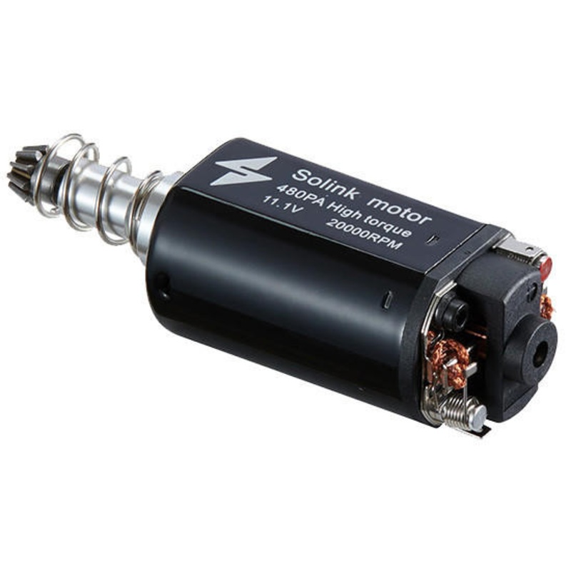 Solink High Torque 20000rpm Long Type Motor for V2 Gearboxes, Black