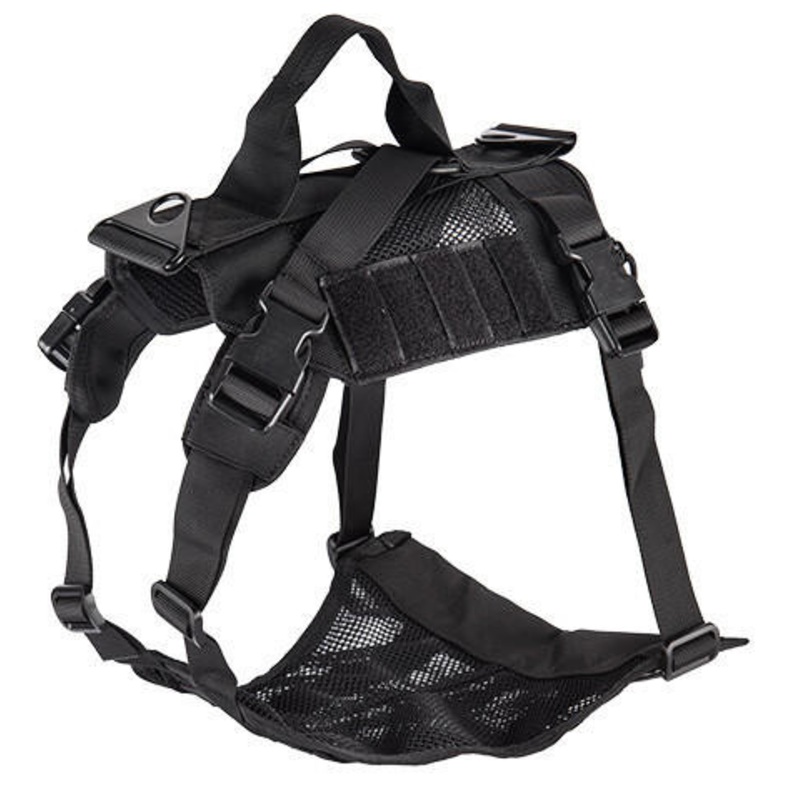 UK Arms Mesh Adjustable Tactical Dog Vest, Black