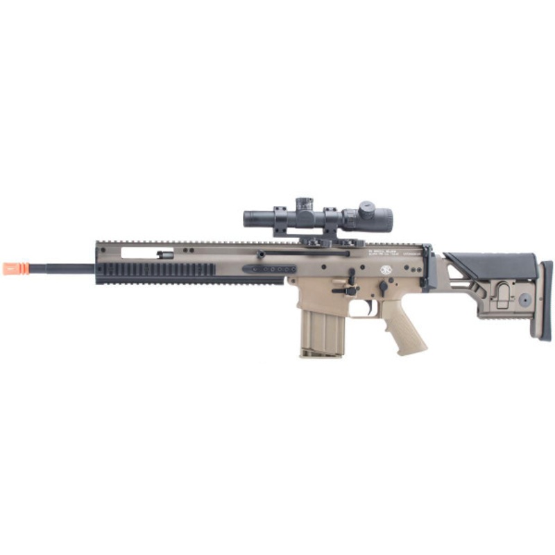 ARES Cybergun FN Herstal-Licensed SCAR-H TPR Airsoft AEG Rifle, Tan