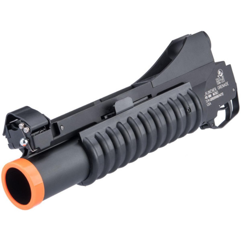 Colt Licensed M203 40mm Grenade Launcher for M4 / M16 Series Airsoft Rifles w/ Metal Barrel, Black