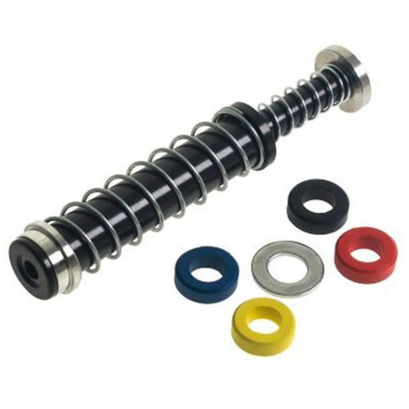 CowCow Stainless Steel Guide Rod Set for Umarex Glock 19X Gen 4 Gas Blowback Pistols, Black