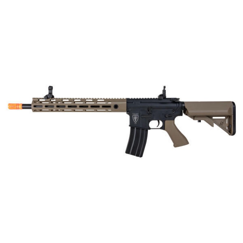 Elite Force M4 CFRX w/ Eye Trace 2023 Airsoft Rifle, Black/Tan