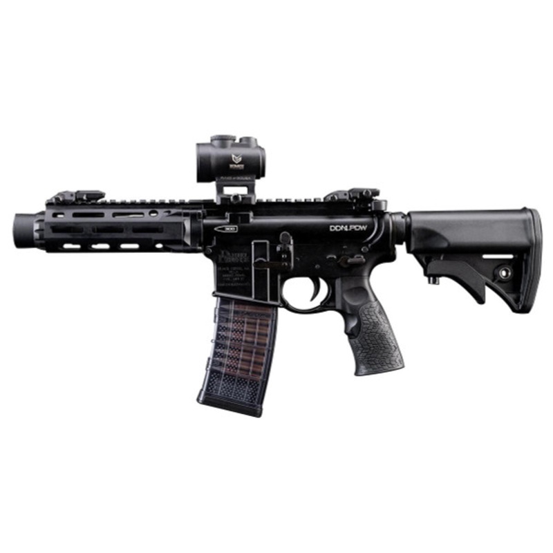 EMG CYMA CGS Series Daniel Defense Licensed PDW DDM4 RIII Series GBB Airsoft Rifle, Black