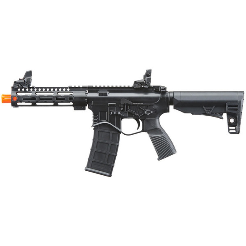 Golden Eagle Compact BD Style 7 M-LOK M4 GBB Airsoft Rifle, Black