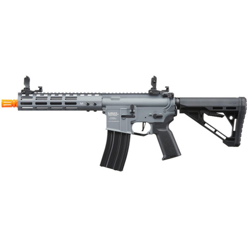 Lancer Tactical Archon 9 M-LOK Proline Series M4 Airsoft Rifle w/ Delta Stock, Gray