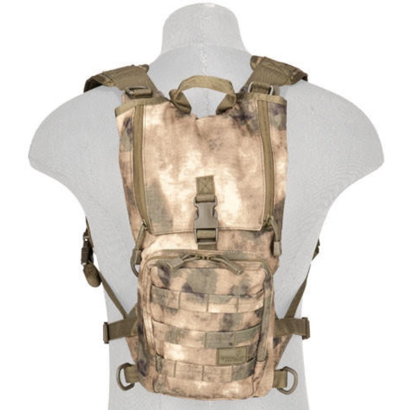 Lancer Tactical Lightweight Airsoft Hydration Pack, AT-FG