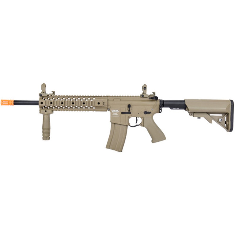 Lancer Tactical ProLine Series M4 EVO Airsoft AEG Rifle, High FPS, Tan