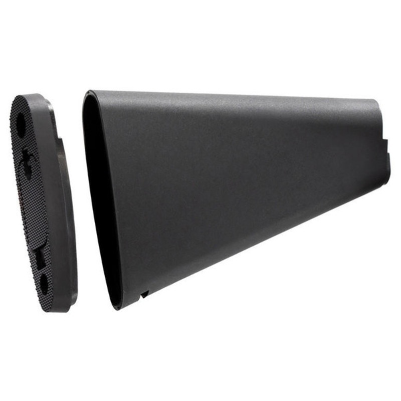 Lancer Tactical Stubby Fixed Stock for M4/M16 Series Airsoft AEG, Black