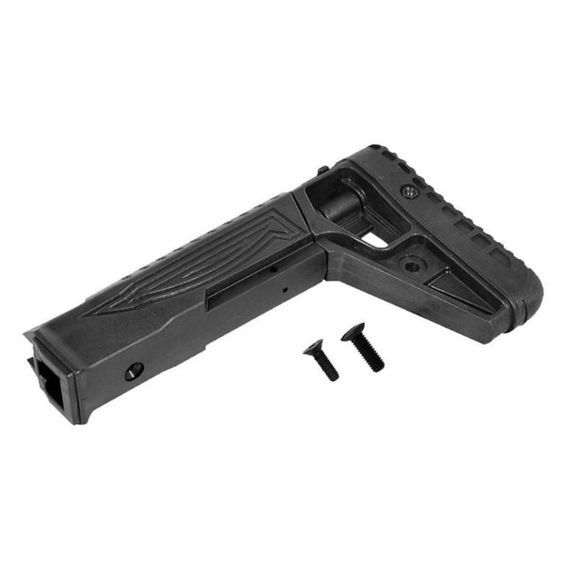 LCT Airsoft LCK-19 Telescoping Fixed Stock, Black