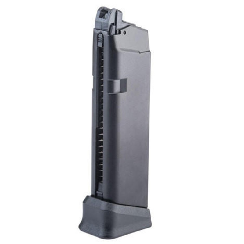 Poseidon 25 Round Green Gas Magazine for Orion GBBP, Black