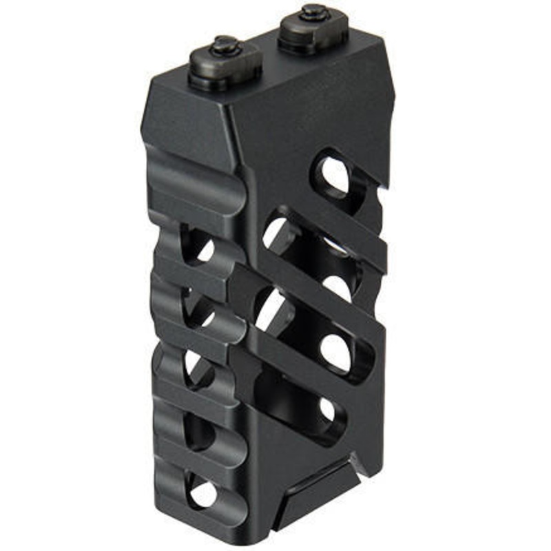 Ranger Armory Skeletonized M-LOK Short Vertical Forward Grip Cross Cut, Black