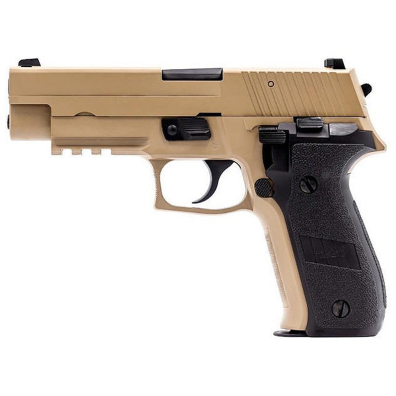 Raven Railed R226 GBB Airsoft Pistol, Tan