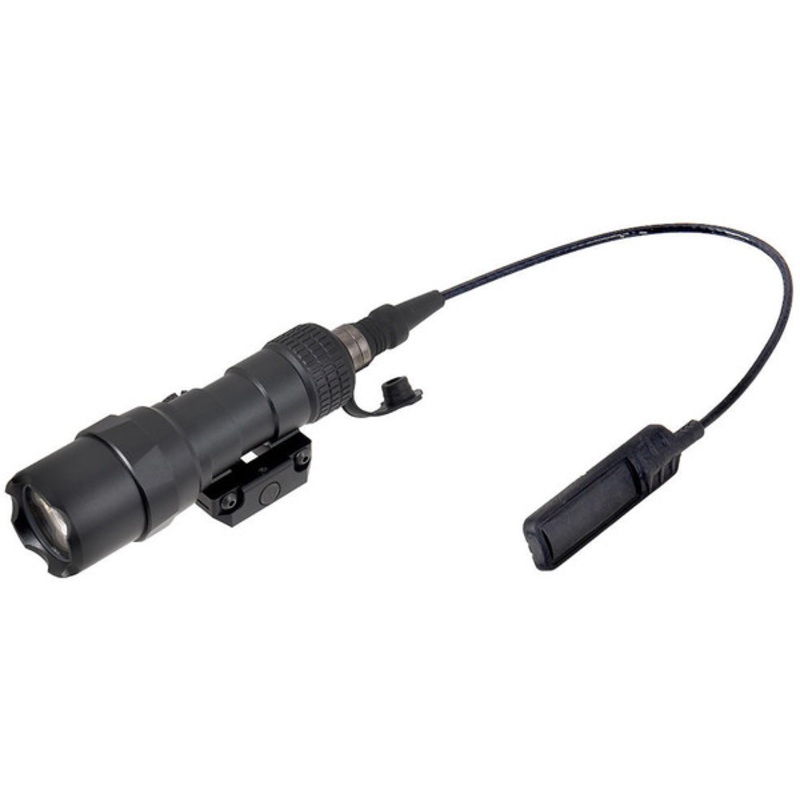 Tactical 500 Lumen LED Flashlight w/ Pressure Pad, Black