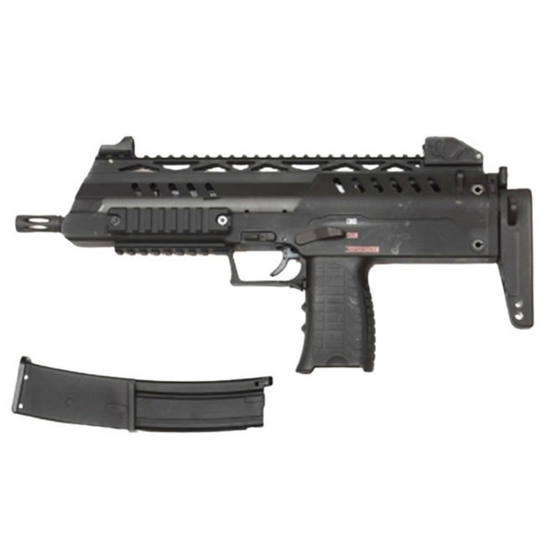 WE-Tech SMG-8 Airsoft GBB Sub Machine Gun, Black