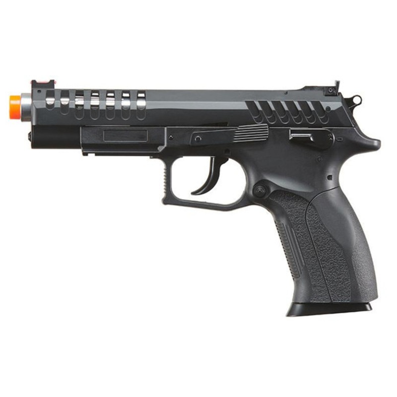 Win Gun Airsoft CO2 Non Blowback Airsoft Pistol w/ Metal Slide, Black