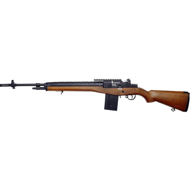 AGM MP008 M14 AEG Airsoft Rifle w/ Battery & Charger, Brown
