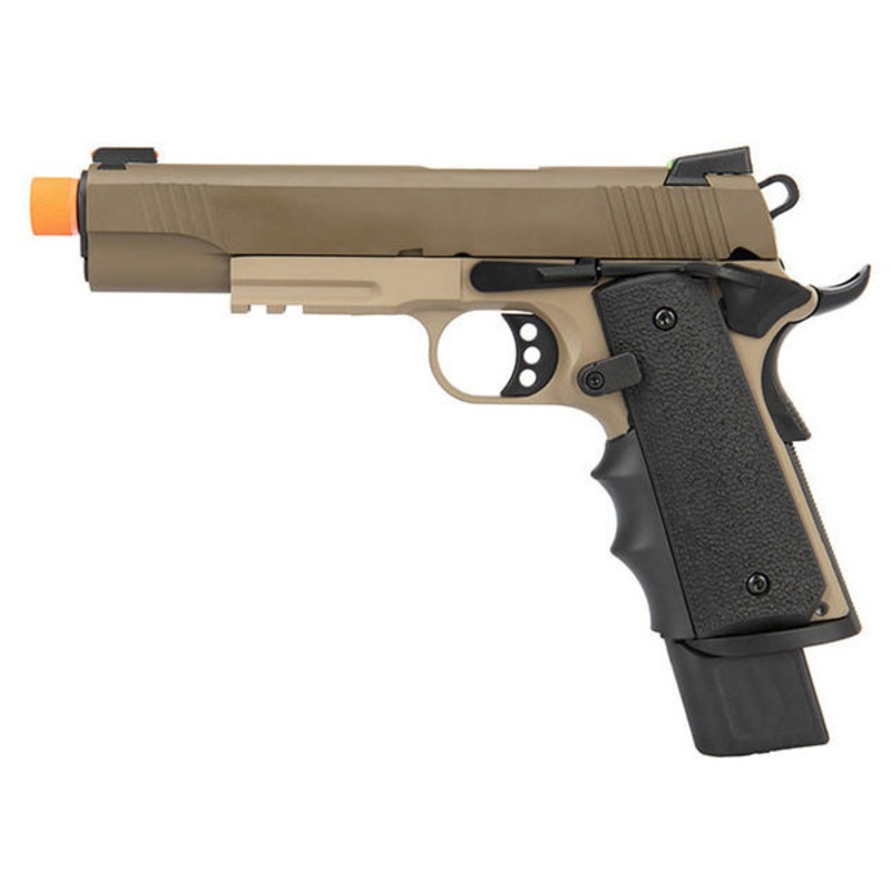 Army Armament Full Metal R32 Gas Blowback Airsoft Pistol, Tan