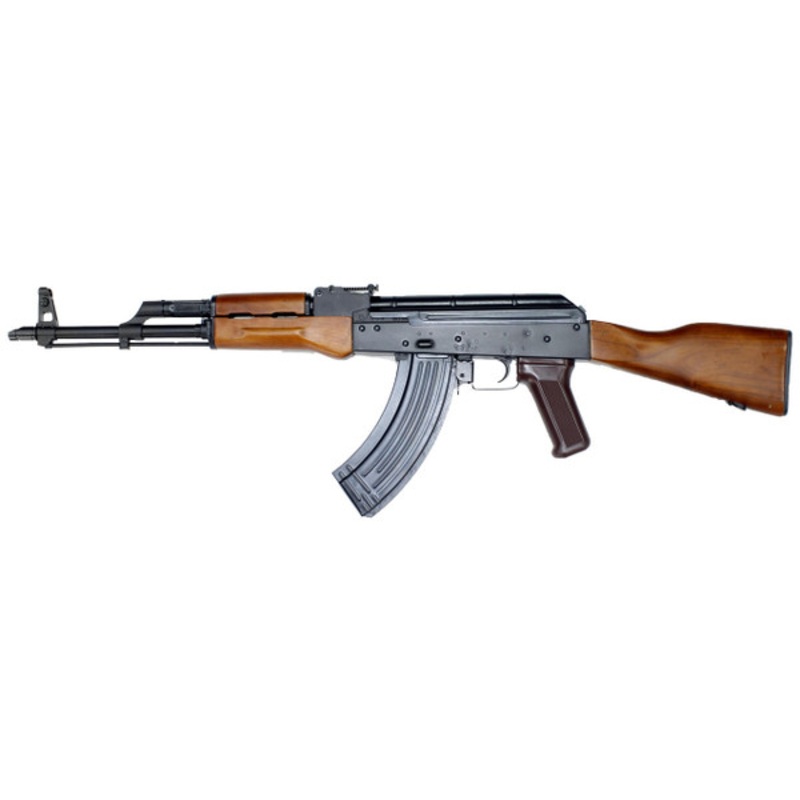 E&L Airsoft New Essential Version AKM Airsoft AEG Rifle w/ Real Wood Furniture, Black