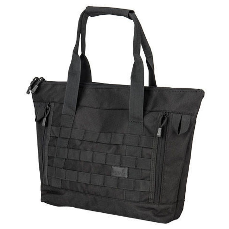 Lancer Tactical 1000D Nylon Tactical Tote Bag, Black