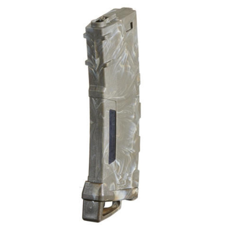 Lancer Tactical 130 Round M4/M16 High Speed Mid-Cap Magazine, Marble