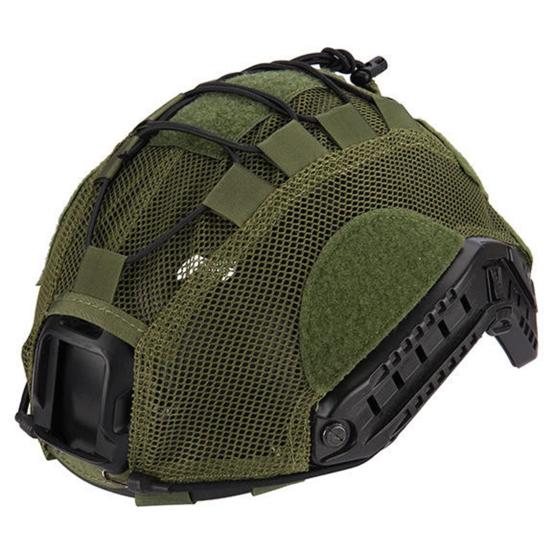 Lancer Tactical BUMP Helmet Cover in Medium, OD Green