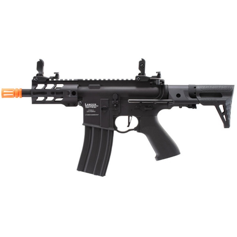 Lancer Tactical Enforcer Gen 2 Battle Hawk 4 PDW Airsoft AEG Rifle, Black