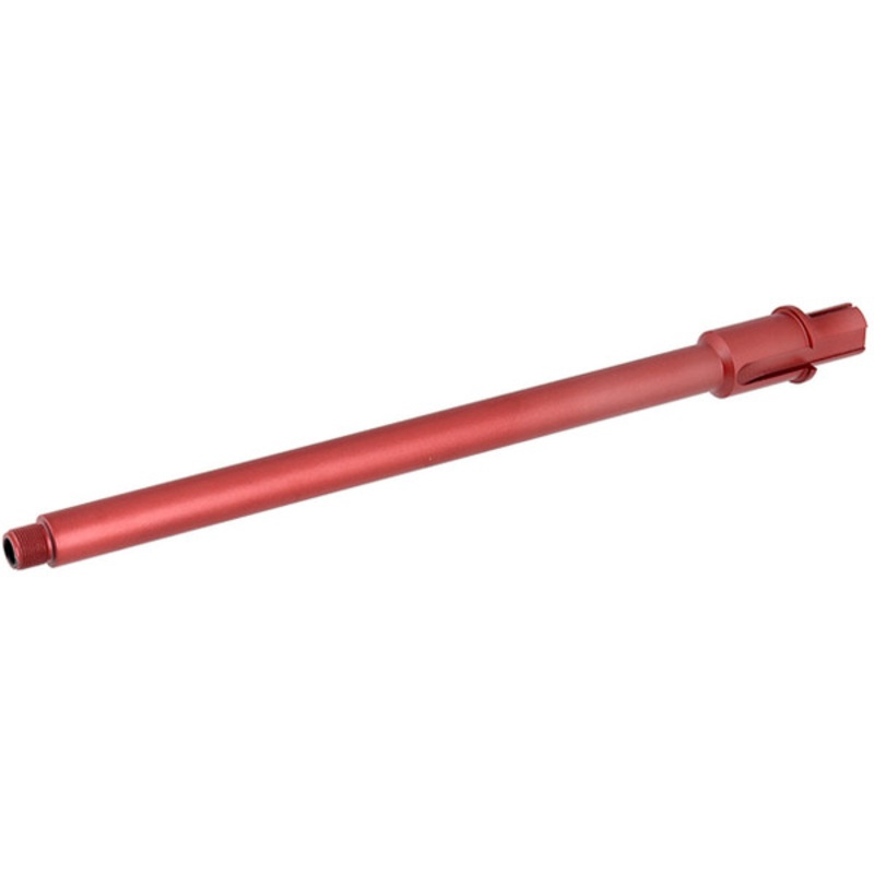 Lancer Tactical Enforcer Night Wing One-Piece Airsoft Outer Barrel, Red