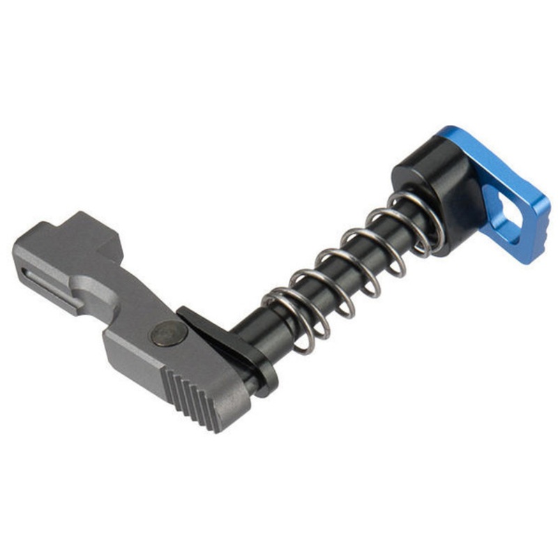 Lancer Tactical Extended Lightweight Mag Release for M4/M16 Airsoft Rifle, Blue