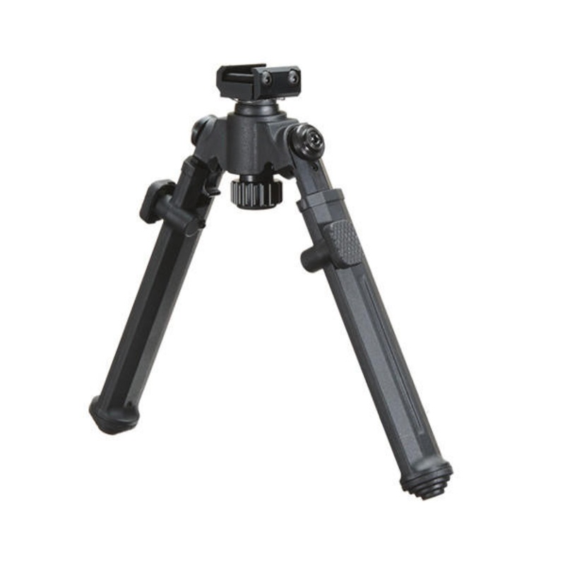 Lancer Tactical Full Metal Tactical Bipod for Picatinny Accessory Rails, Black